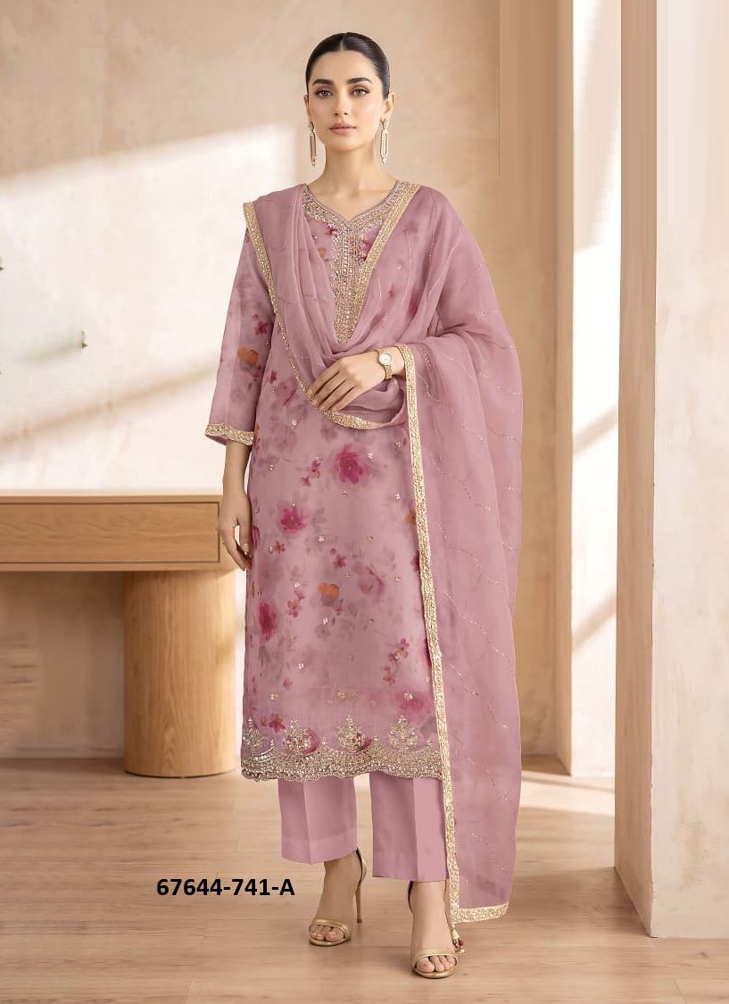 BLOOM - Catalog # 67644 (Set of 4 Readymade Salwar Suits) BLOOM - Catalog # 67644 (Set of 4 Readymade Salwar Suits)