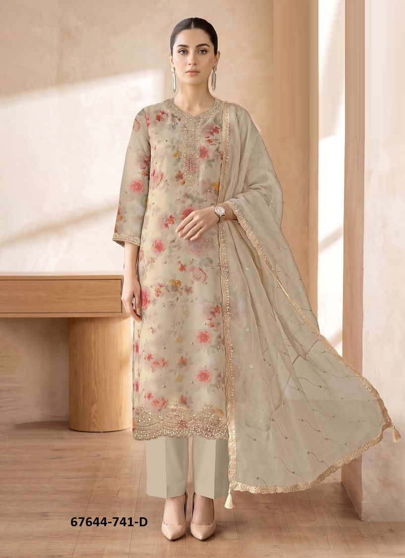 BLOOM - Catalog # 67644 (Set of 4 Readymade Salwar Suits) BLOOM - Catalog # 67644 (Set of 4 Readymade Salwar Suits)