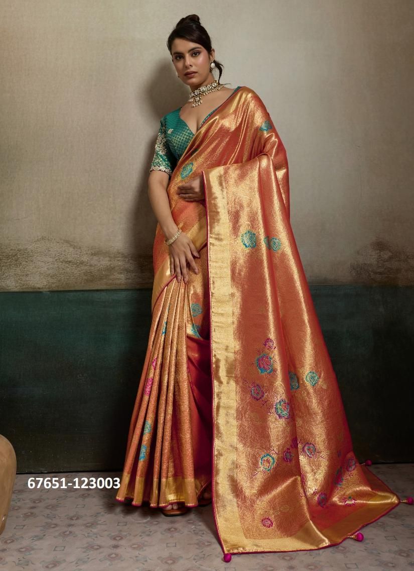 KAAMNA - Catalog # 67651 (Set of 4 Sarees)