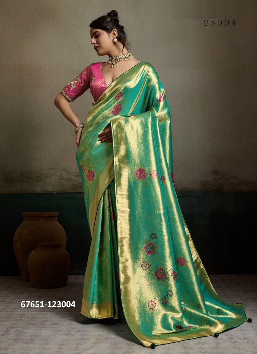 KAAMNA - Catalog # 67651 (Set of 4 Sarees)