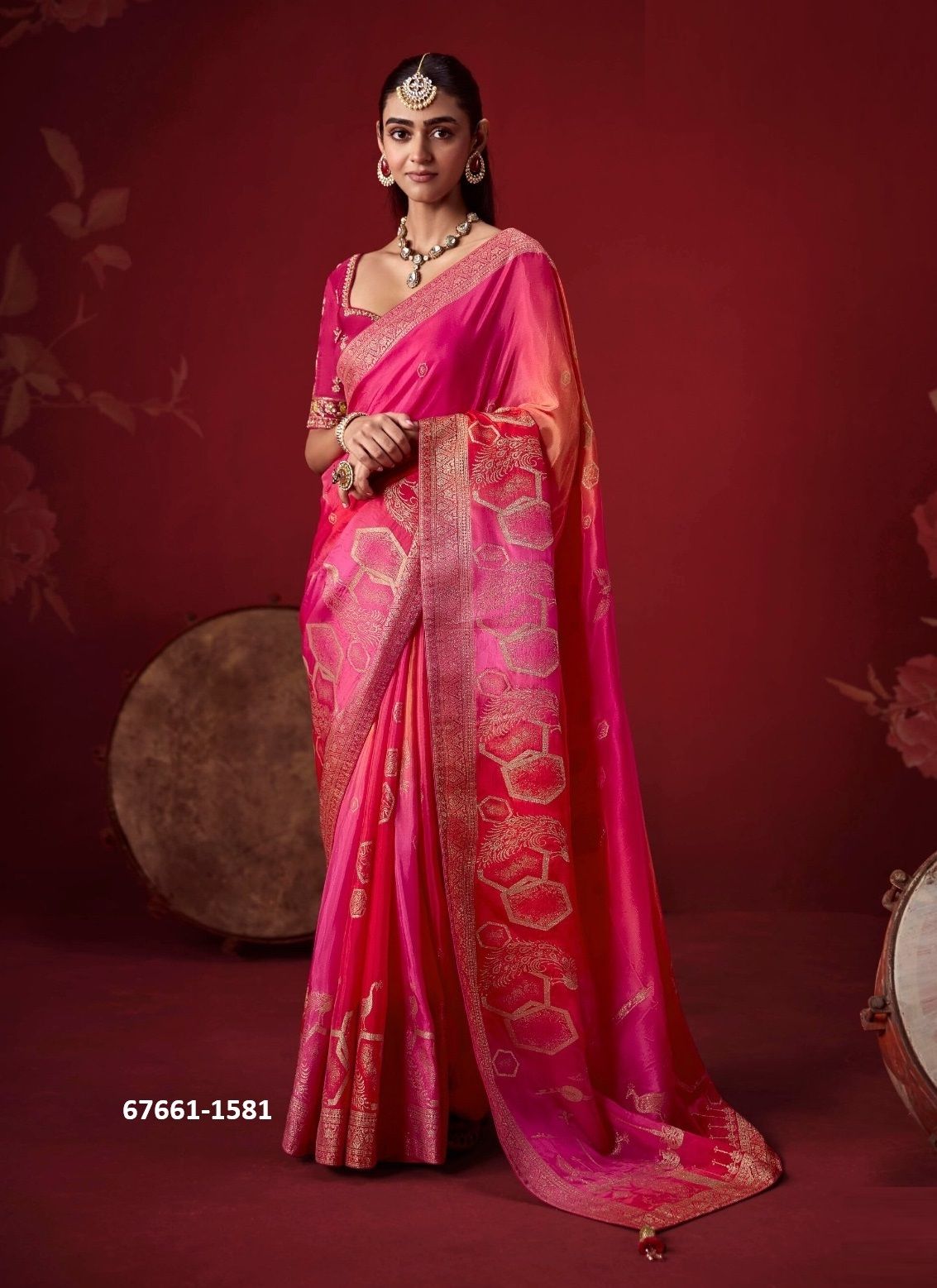 SRILANKAN SILK - Catalog # 67661 (Set of 11 Sarees) SRILANKAN SILK - Catalog # 67661 (Set of 11 Sarees)