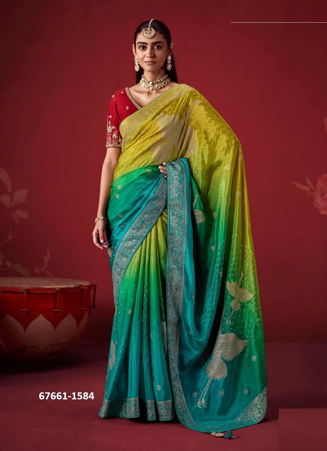 SRILANKAN SILK - Catalog # 67661 (Set of 11 Sarees) SRILANKAN SILK - Catalog # 67661 (Set of 11 Sarees)