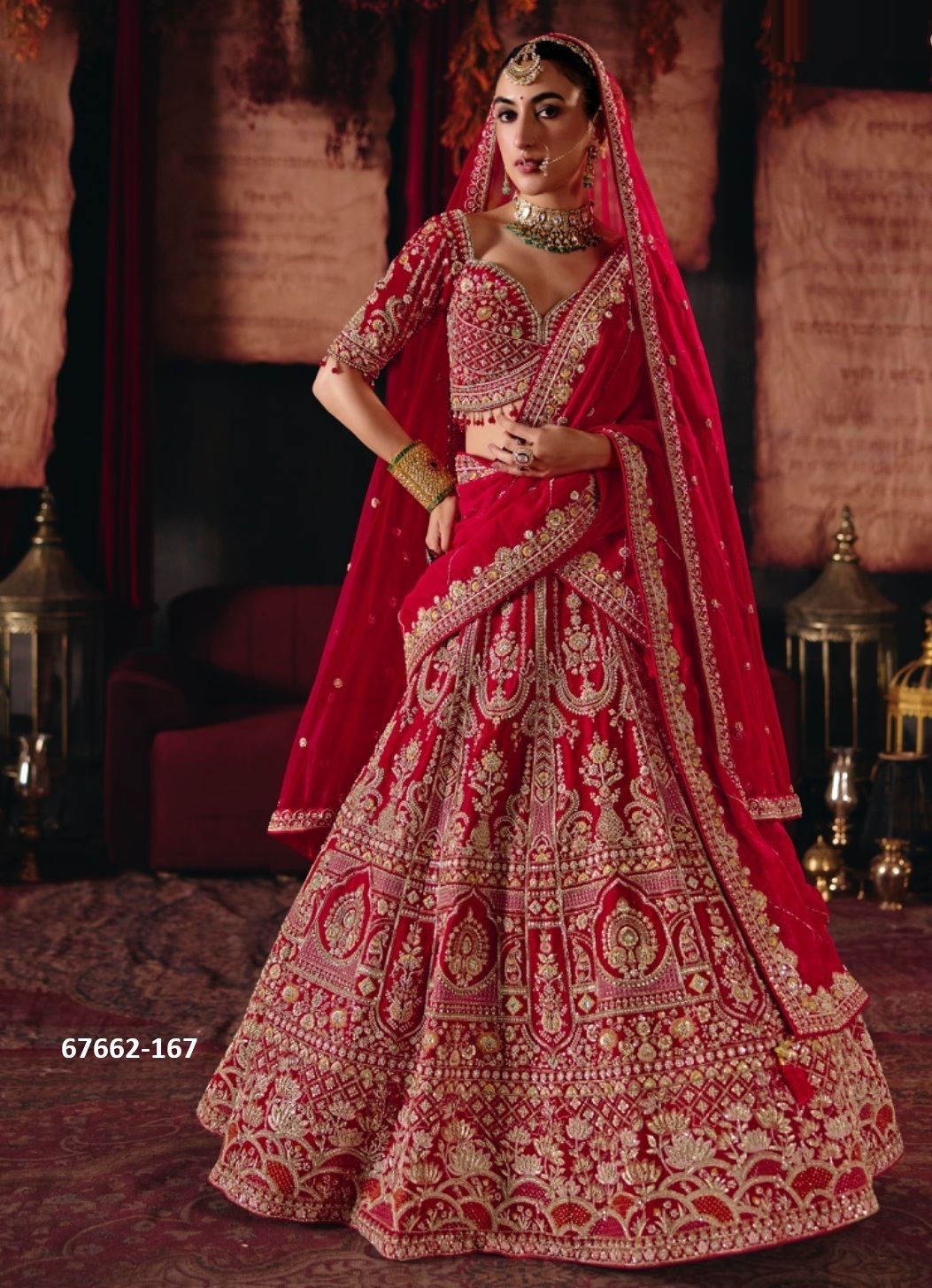 ANAR DANA BRIDAL EDIT - Catalog # 67662 (Set of 12 Readymade Lehengas) ANAR DANA BRIDAL EDIT - Catalog # 67662 (Set of 12 Readymade Lehengas)