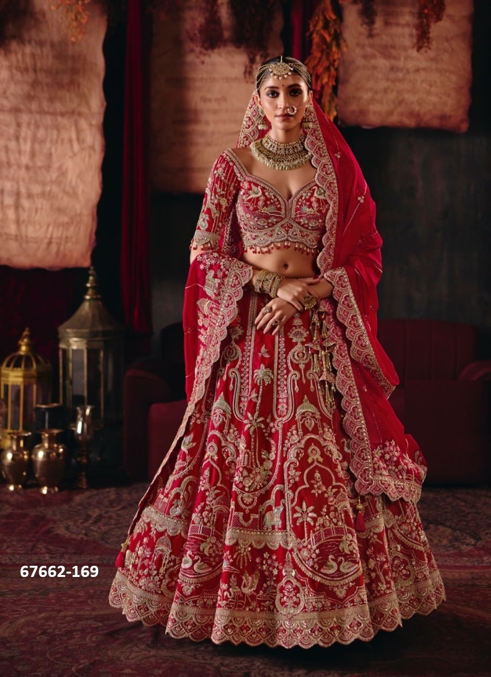 ANAR DANA BRIDAL EDIT - Catalog # 67662 (Set of 12 Readymade Lehengas) ANAR DANA BRIDAL EDIT - Catalog # 67662 (Set of 12 Readymade Lehengas)
