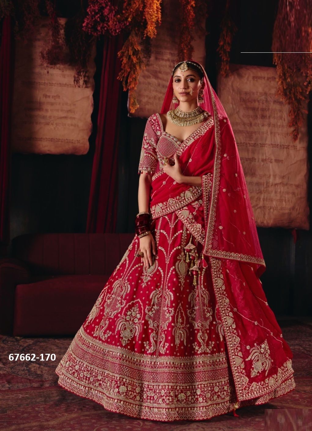 ANAR DANA BRIDAL EDIT - Catalog # 67662 (Set of 12 Readymade Lehengas) ANAR DANA BRIDAL EDIT - Catalog # 67662 (Set of 12 Readymade Lehengas)
