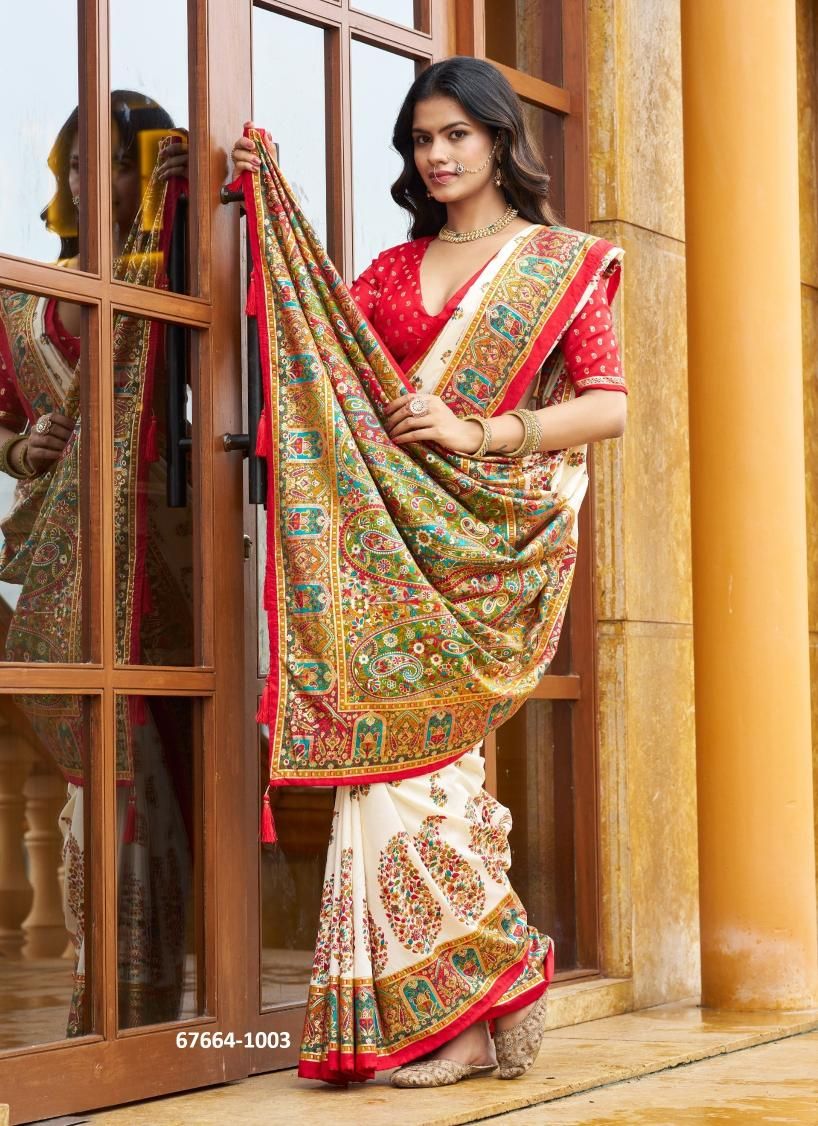 PRANVI - Catalog # 67664 (Set of 6 Sarees) PRANVI - Catalog # 67664 (Set of 6 Sarees)
