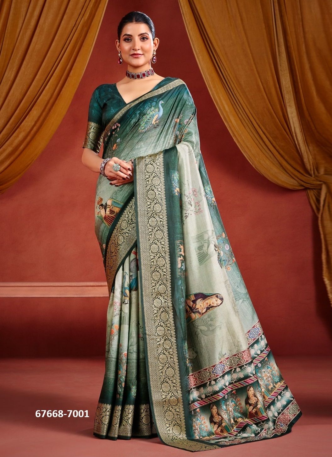 SAMAAN - Catalog # 67668 (Set of 8 Sarees) SAMAAN - Catalog # 67668 (Set of 8 Sarees)