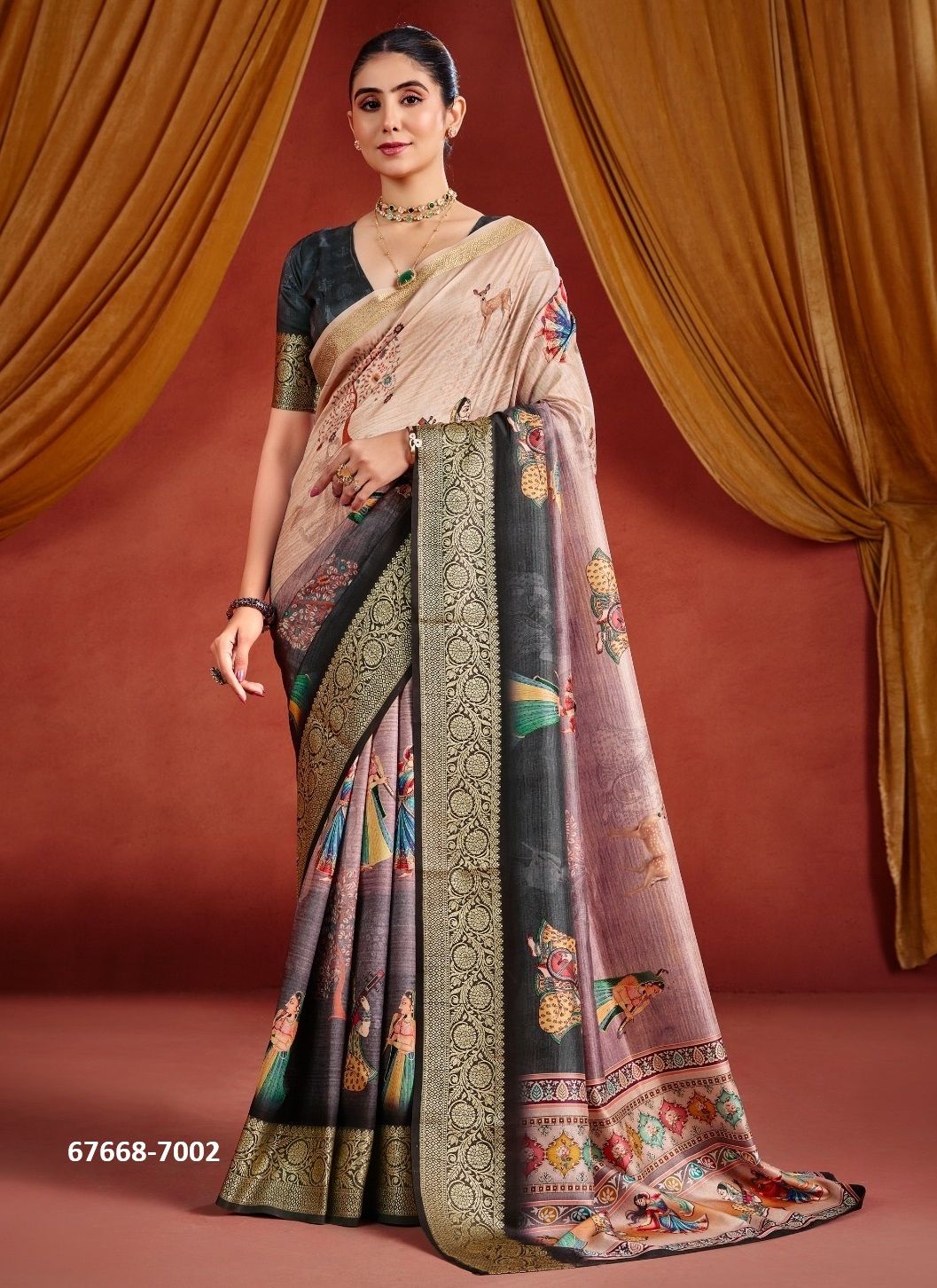SAMAAN - Catalog # 67668 (Set of 8 Sarees) SAMAAN - Catalog # 67668 (Set of 8 Sarees)