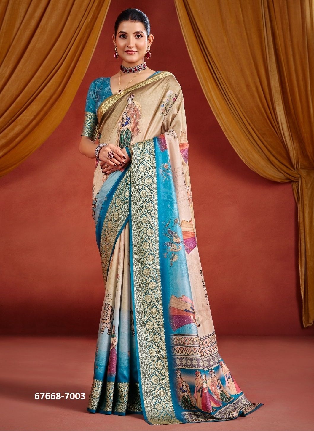 SAMAAN - Catalog # 67668 (Set of 8 Sarees) SAMAAN - Catalog # 67668 (Set of 8 Sarees)