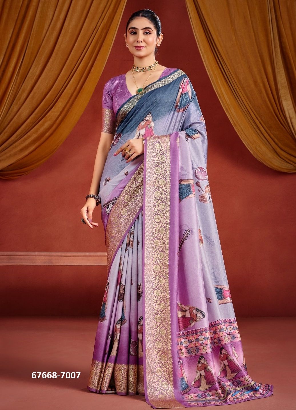 SAMAAN - Catalog # 67668 (Set of 8 Sarees) SAMAAN - Catalog # 67668 (Set of 8 Sarees)