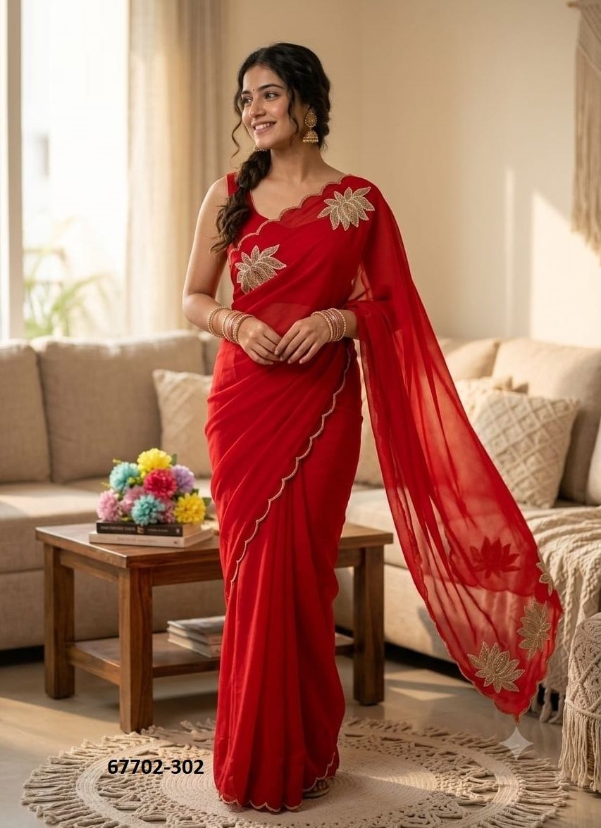SANTOSHI - Catalog # 67702 (Set of 7 Sarees) SANTOSHI - Catalog # 67702 (Set of 7 Sarees)