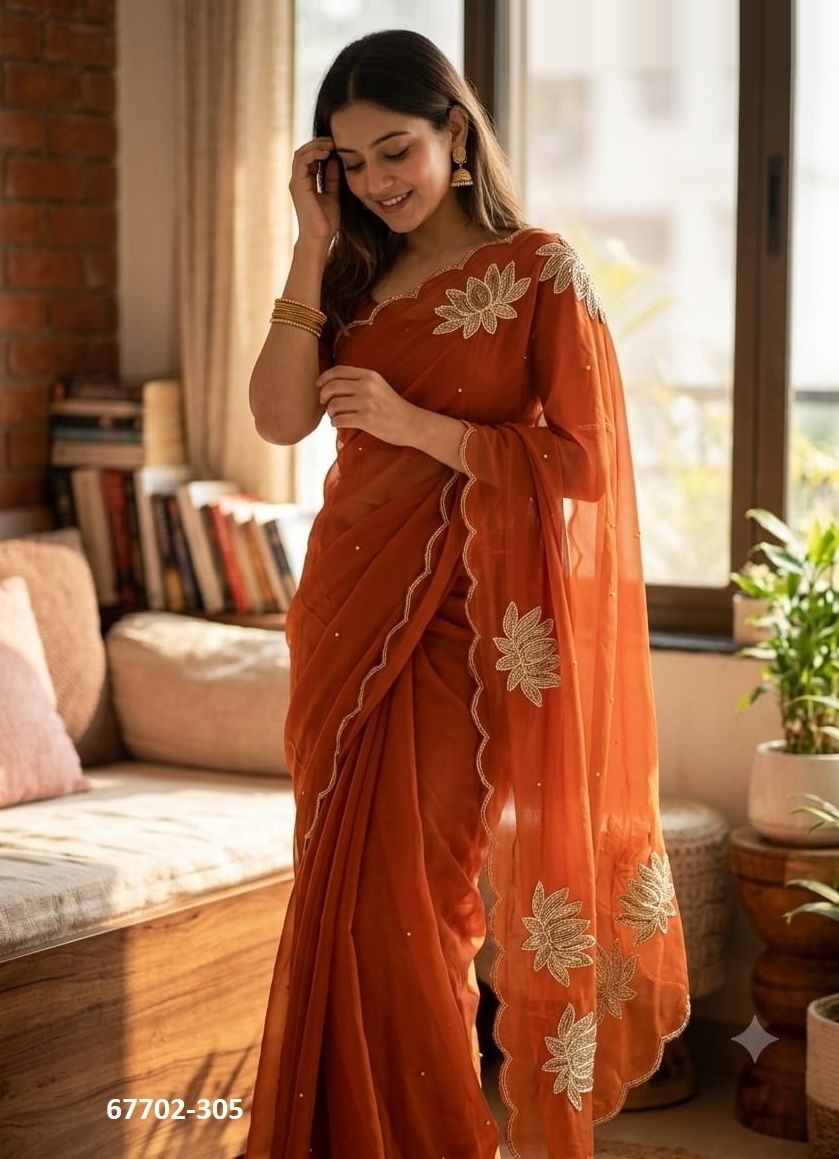 SANTOSHI - Catalog # 67702 (Set of 7 Sarees) SANTOSHI - Catalog # 67702 (Set of 7 Sarees)