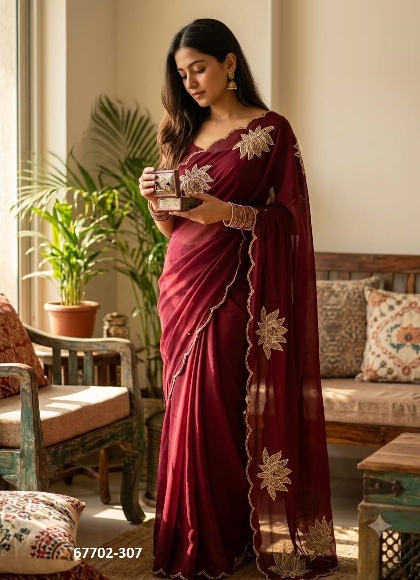 SANTOSHI - Catalog # 67702 (Set of 7 Sarees) SANTOSHI - Catalog # 67702 (Set of 7 Sarees)