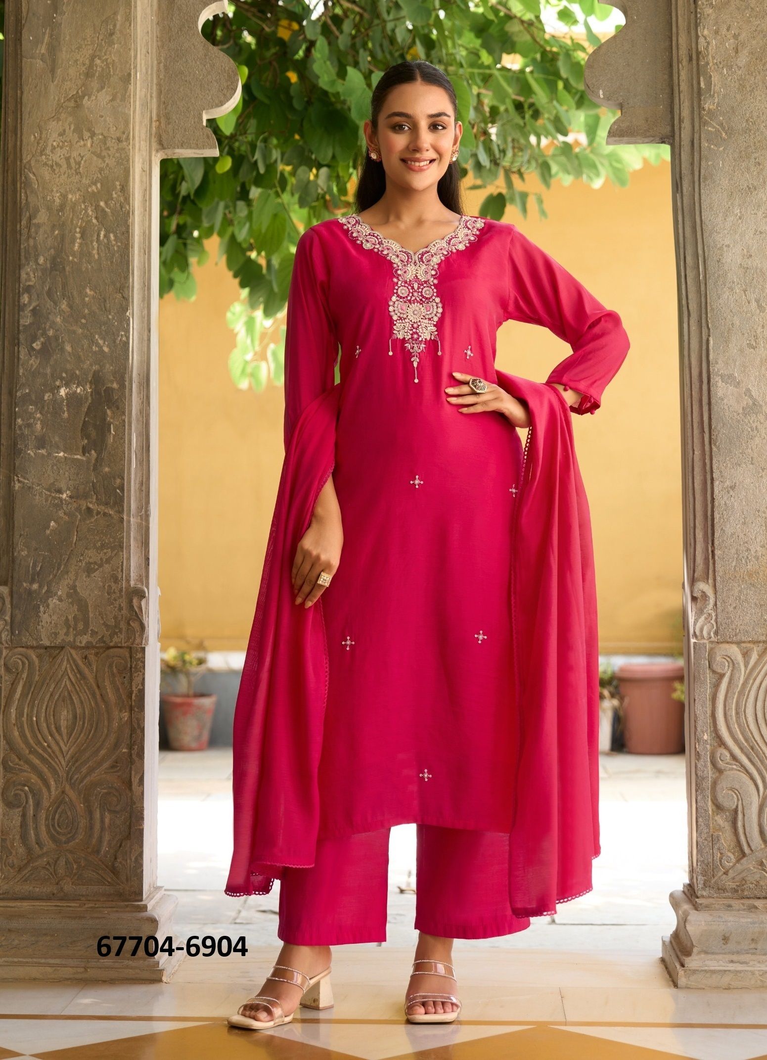 MYSTICAL - Catalog # 67704 (Set of 5 Readymade Salwar Suits)
