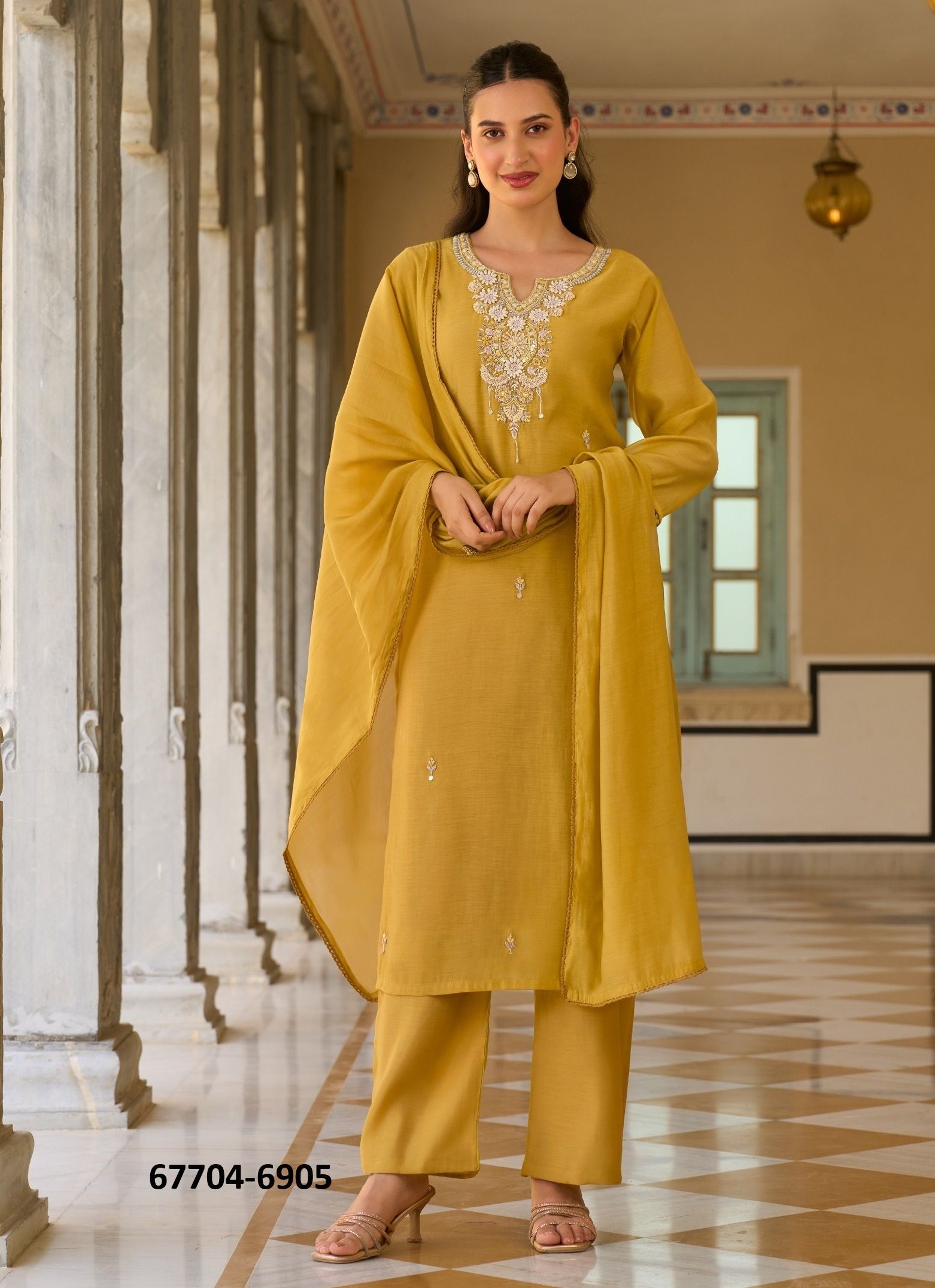 MYSTICAL - Catalog # 67704 (Set of 5 Readymade Salwar Suits)