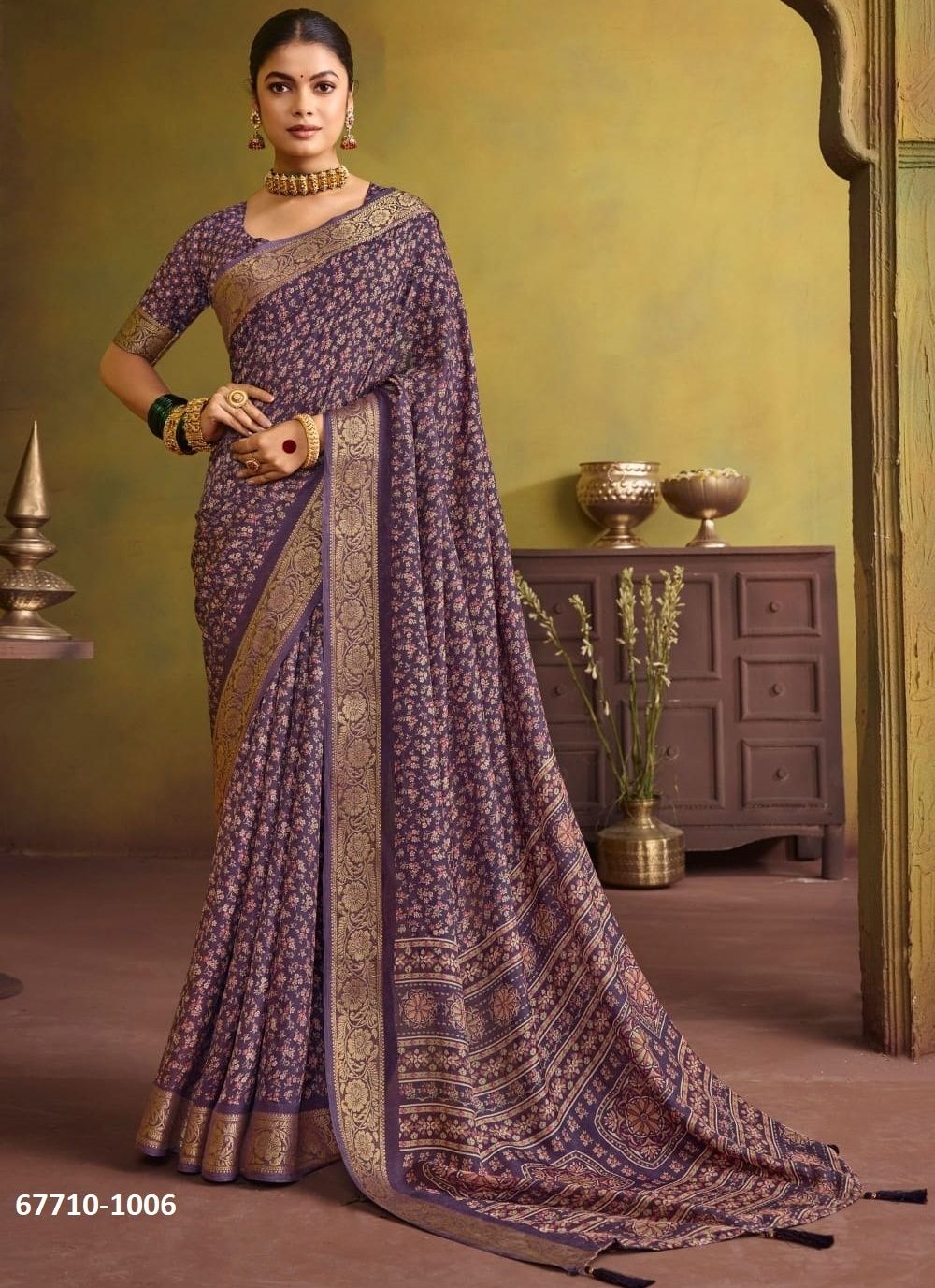 BANJARA - Catalog # 67710 (Set of 6 Sarees) BANJARA - Catalog # 67710 (Set of 6 Sarees)