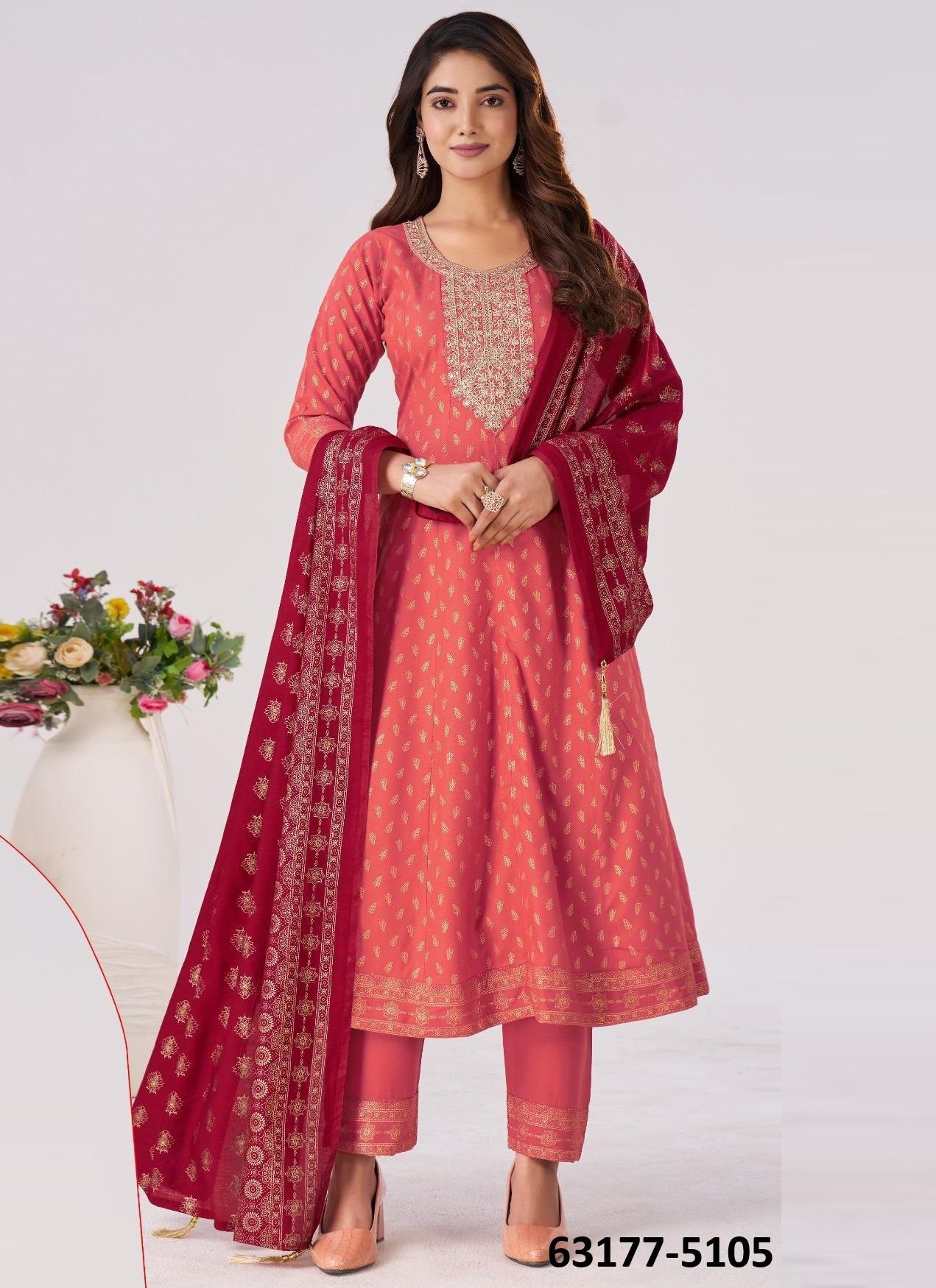 NOOR JAHAN - Catalog # 63177 (Set of 6 Readymade Salwar Suits) by Blue Hills NOOR JAHAN - Catalog # 63177 (Set of 6 Readymade Salwar Suits) by Blue Hills