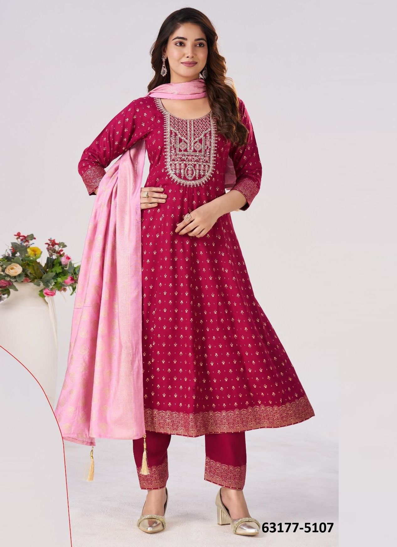 NOOR JAHAN - Catalog # 63177 (Set of 6 Readymade Salwar Suits) by Blue Hills NOOR JAHAN - Catalog # 63177 (Set of 6 Readymade Salwar Suits) by Blue Hills
