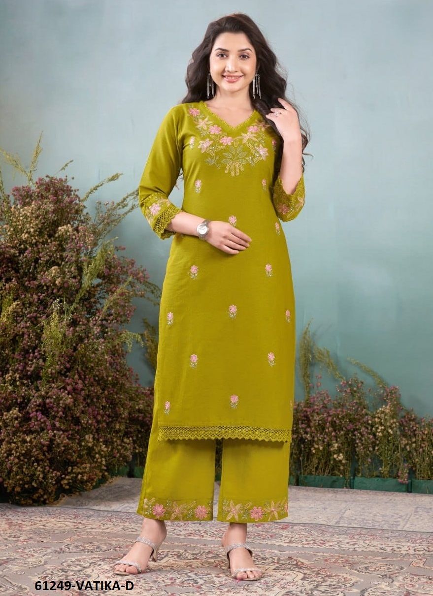 VATIKA - Catalog # 61249 (Set of 4 Tops With Bottoms) by Serengeti [Made in India]