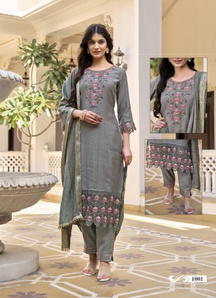 AFREEN - CATALOG # 49432 (SET OF 4 READYMADE SUITS)