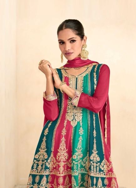 PREET GOLD - CATALOG # 49776 (SET OF 3 READYMADE SUITS)